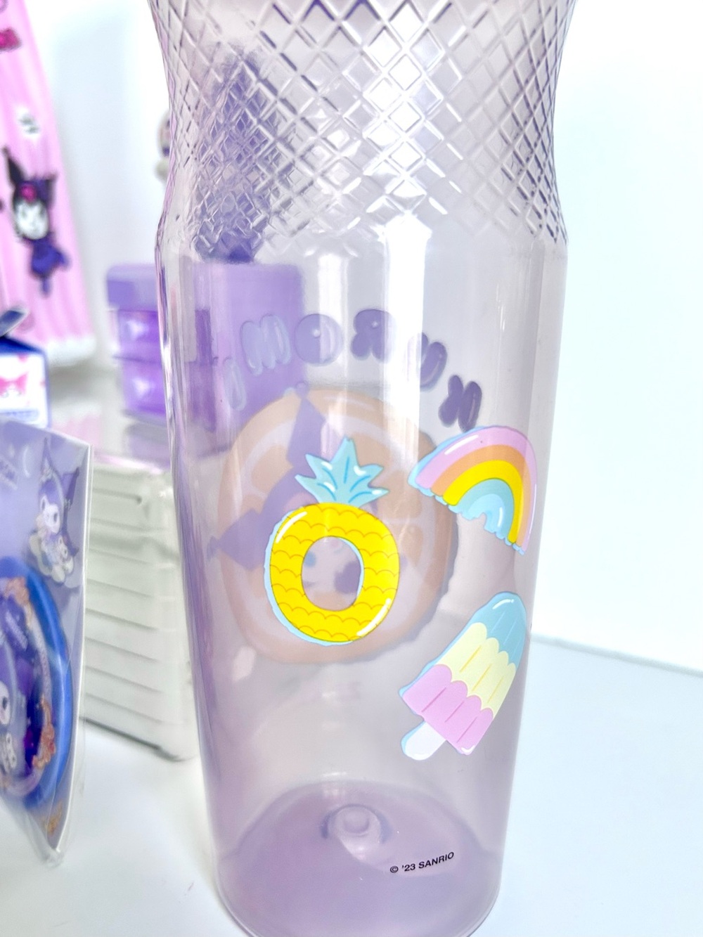💜(KUR344) Kuromi Adorable 11-Piece Water Bottle Fun Bundle! - Picture 3 of 9